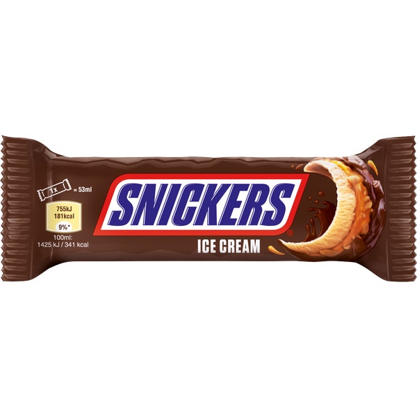 SNICKERS melkchocolade ijs reep